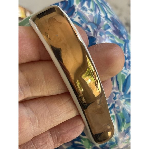 Lilly Pulitzer “Lion Around” Blue Print Mug Gold Handle set Of 2 - Picture 8 of 8